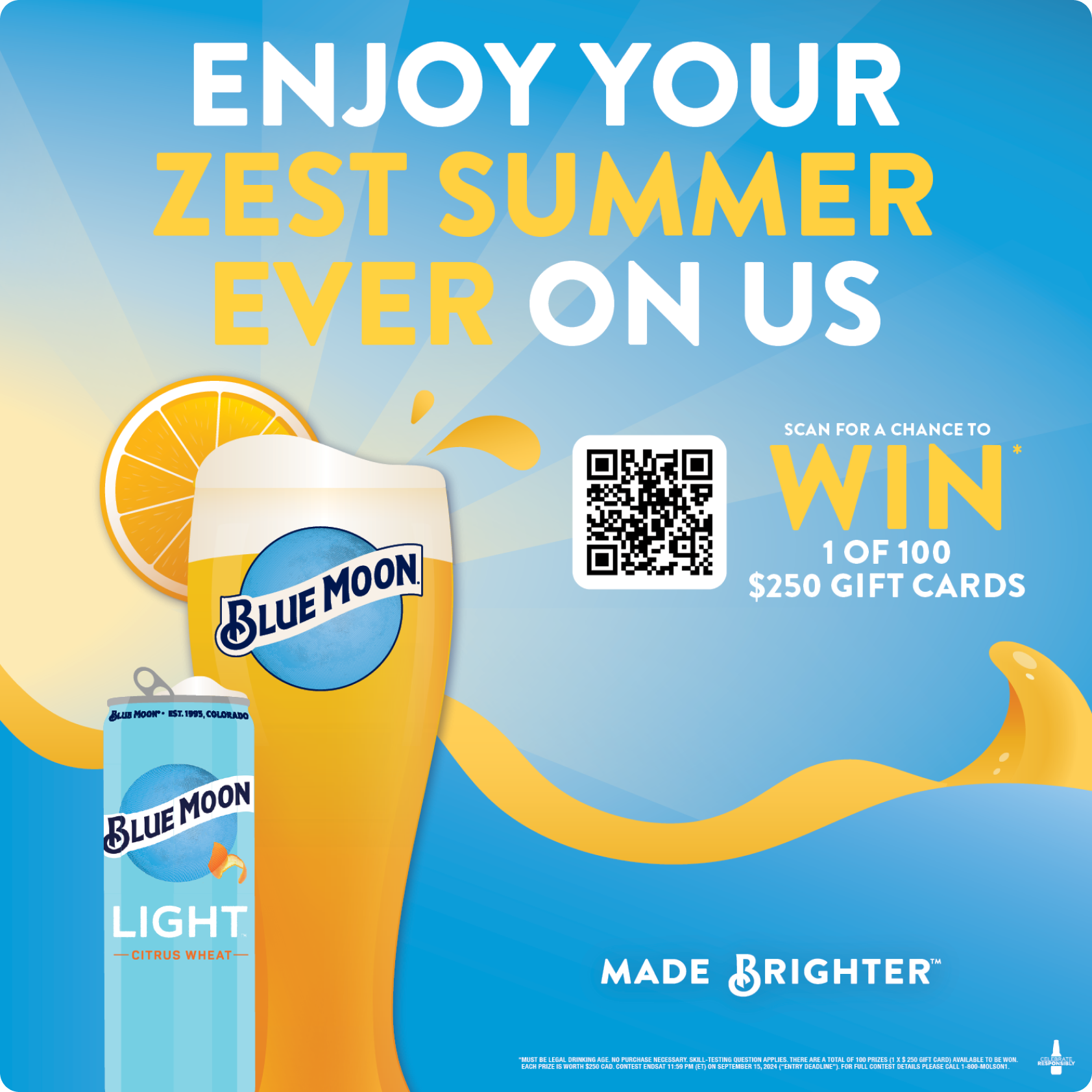 Blue Moon - Upgrade to Your Zest Summer Ever - National - STW – Quarter to  Five - Swag Shop