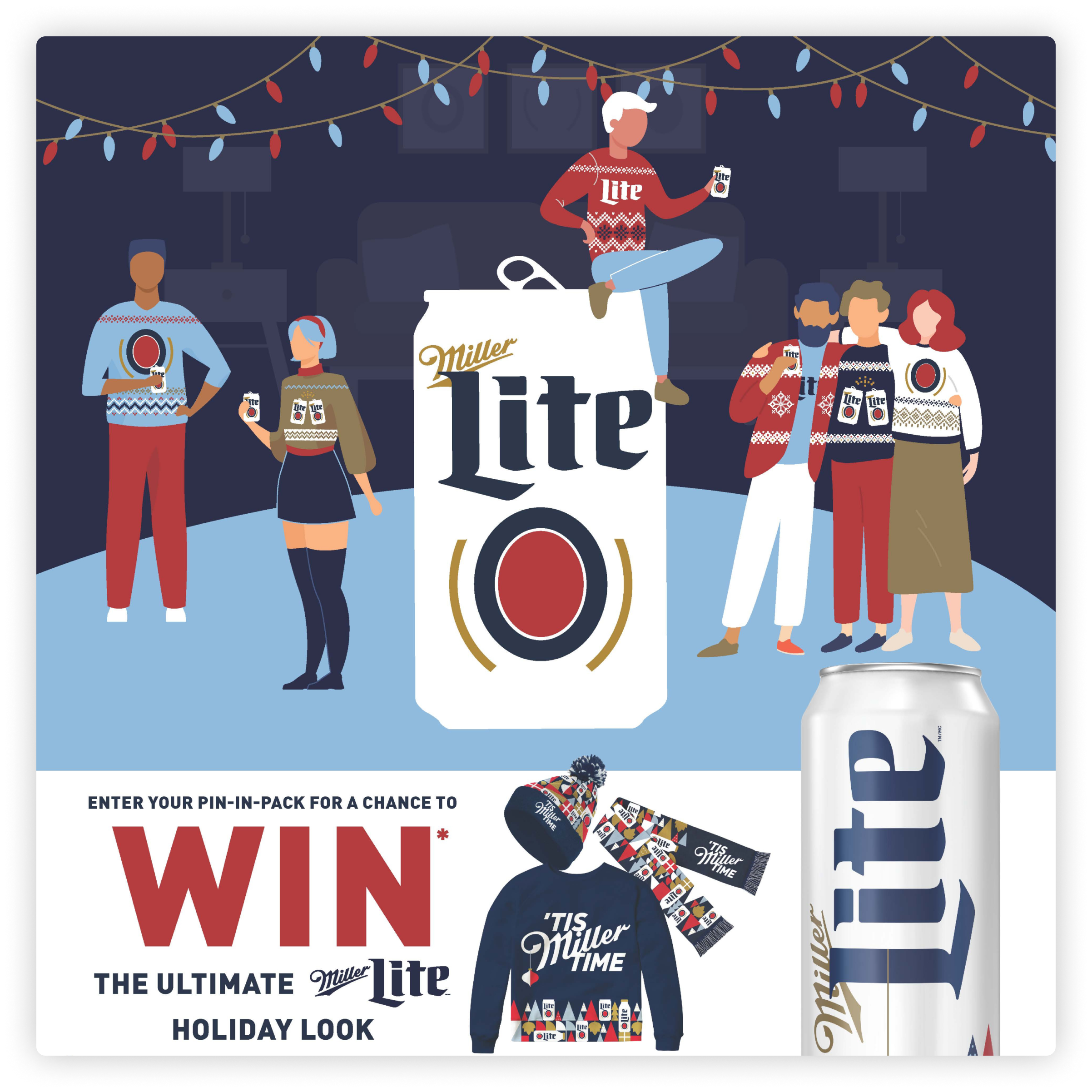 Miller lite sweater sweepstakes best sale