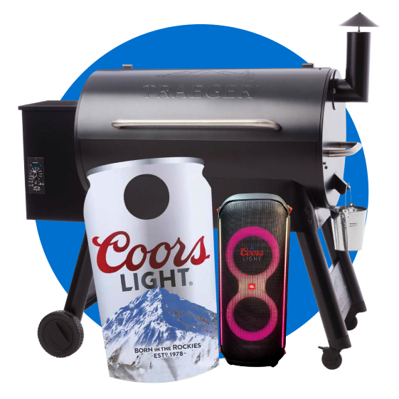 Une collection d'articles Coors Light pour prendre ça chill en été